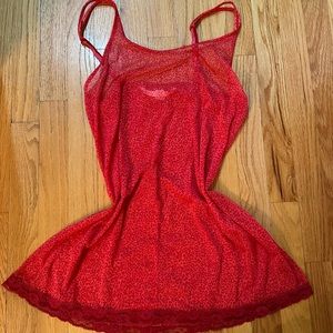 victoria’s secret mesh slip dress
